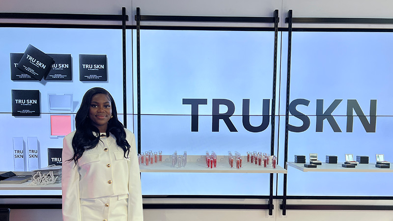 University of Westminster Business student opens Oxford Street pop-up shop  of TRU SKN cosmetic brand