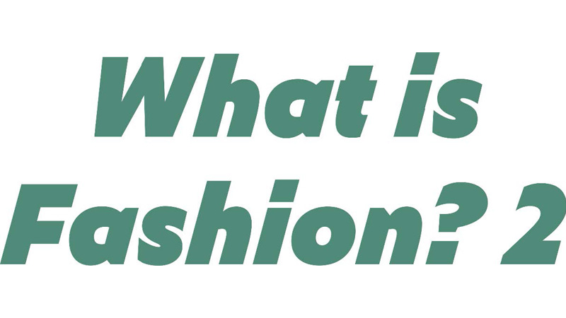 What is Fashion? 2: The Human in Fashion: Bodies, Labour, Care and Collective Life