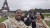 BHY Create students France trip group photo near Eiffel tower
