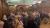 The drinks reception at Fyvie Hall.