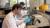 Matthew and Uyen in lab