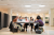 Students sat at a desk in the learning platform.