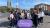 A group photo of students who are taking part in the Westminster Working Cultures initiative in the UK