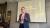 Professor Andrew Linn speaking to the audience