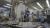 Technician operating machinery