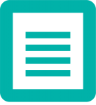 file icon in turquoise
