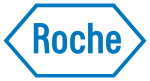 The blue Roche logo