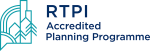 RTPI Accredited Planning School Logo