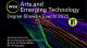 Arts and Emerging Technology degree shows and events 2025.