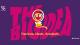 Big idea competition poster with a purple background and big pink writing 