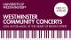 Westminster Community Concerts