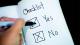 paper note with checklist