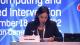 Ester Bonmati leading discussion as an Area Chair MICCAI 2022 in Singapore