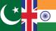 India Pakistan UK flags