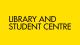 Library and Student Centre logo in yellow background