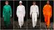 Robyn Lynch's graduate collection on the catwalk
