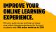 Online learning experience survey flyer