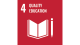 SDG 4 – quality education icon