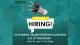 Megaphone with 'we're hiring' logo