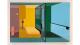 Painting by Michelle Barratt of colourful room titled UNIT COLOUR