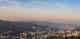 Skyline of Hong Kong at sunrise