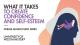 Event poster for the What it Takes to Create Confidence and Self-Esteem event