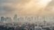 Stock image of a highly polluted cityscape