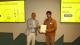 Anshul Yadav receiving his first place certificate
