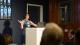 Professor Louise Thomas speaking at the Royal Society