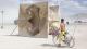 Reflection at Burning Man Festival in Nevada by student Lorna Jackson