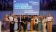 Picture of the RSA Student Design award winners on stage at the prize giving ceremony.