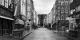 Black and white image of Soho street