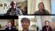Screenshot of panellists at the What Come Next? Biomedical Sciences event in a Zoom meeting.