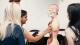 A researcher demonstrating a workshop using a model of the inside of the human body.