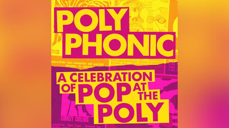 A poster announcing the series of Polyphonic gigs at the University of Westminster