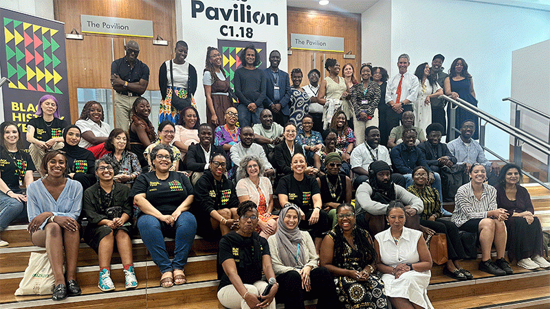 Amplifying Black Scholarship conference group photo