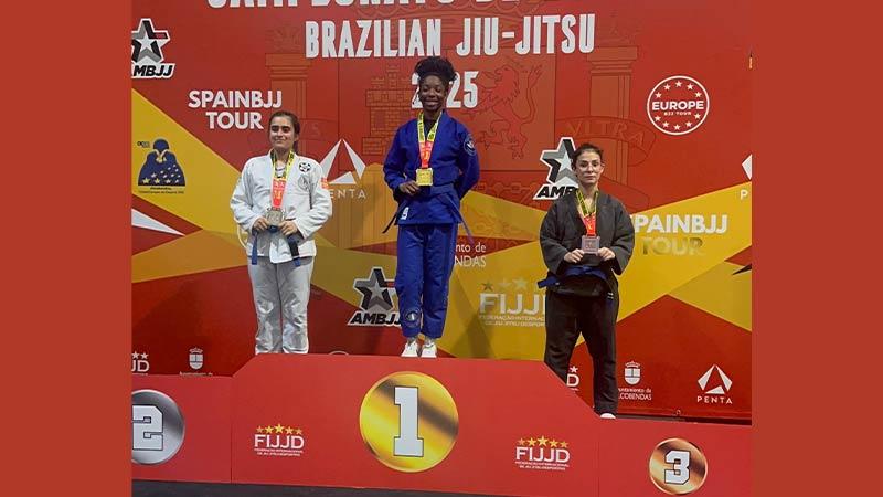 Brazilian Jiu Jitsu competition first place