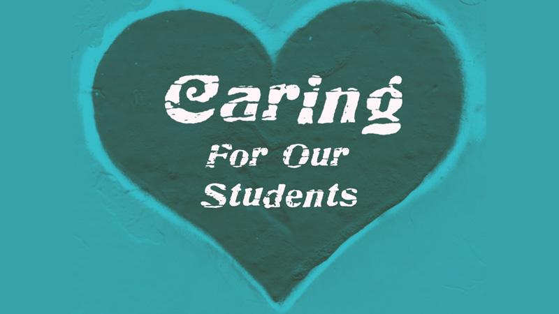 Caring for our students heartshape
