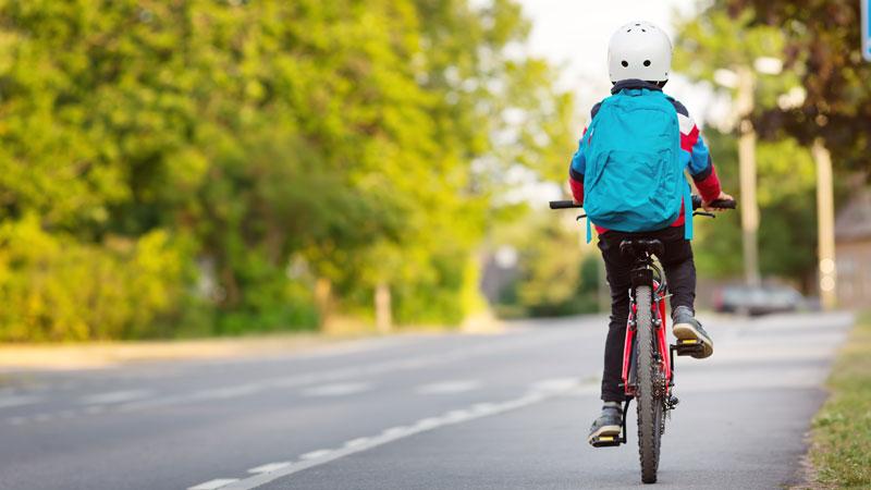 Child-on-bike