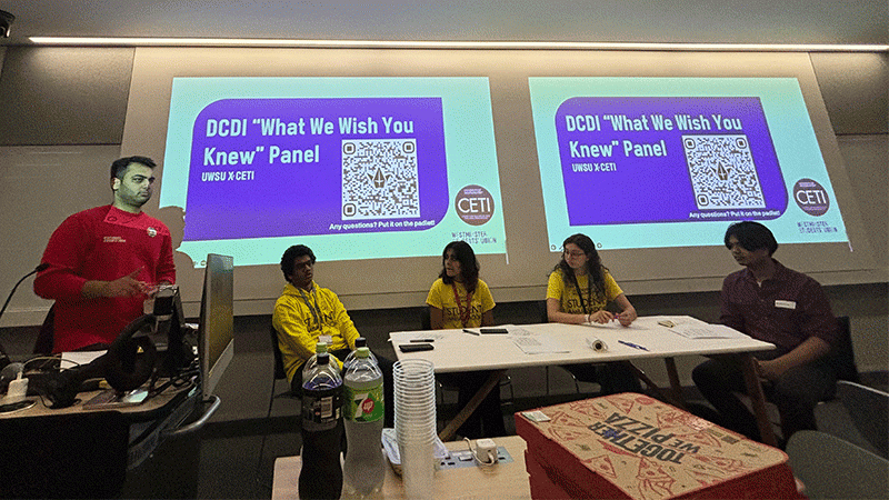 DCDI at What We Wish You knew panel