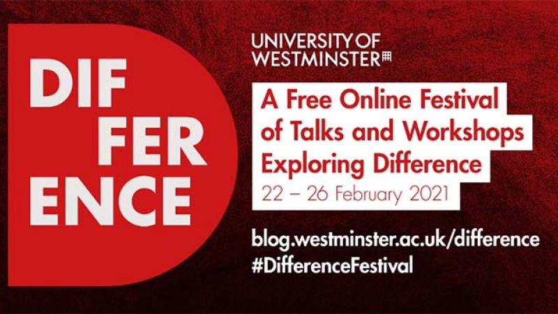 Difference Festival 2021 flyer