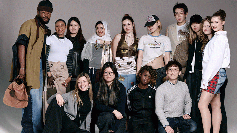 Eco ensembles fashion exhibition photoshoot