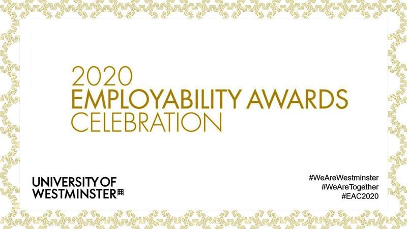 Employability Awards Online Celebration 2020 flyer