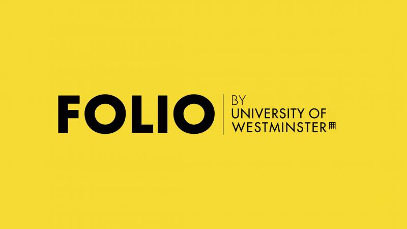 Folio logo text reads 'Folio by University of Westminster'