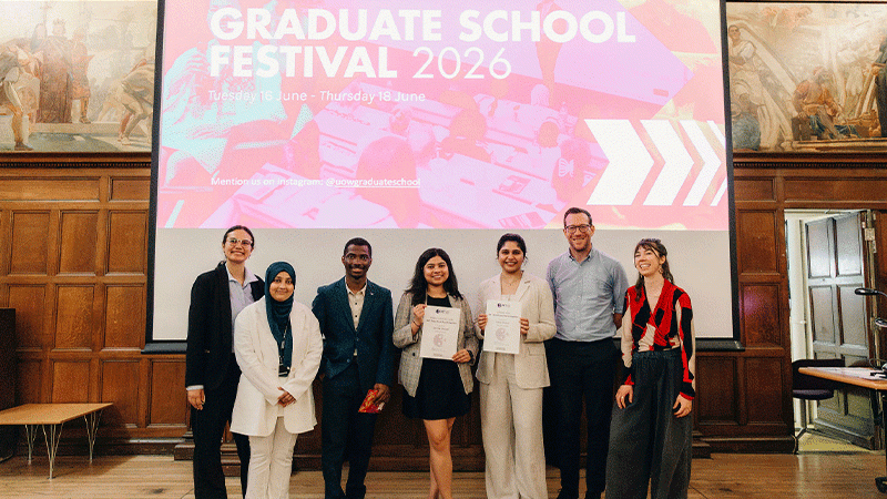 Graduate School Festival 3MT group photo