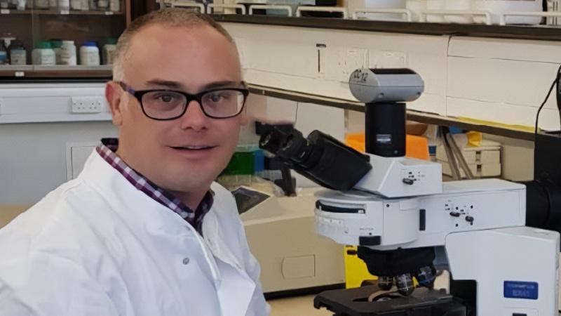 Headshot of Dr David Gaze in laboratory