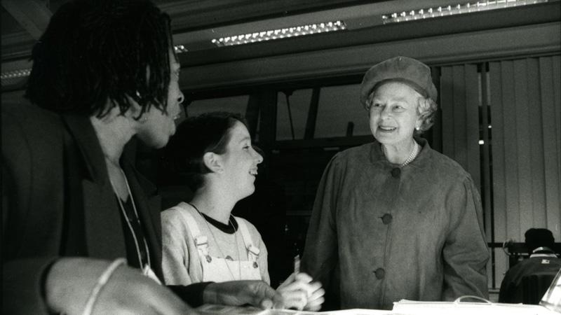 The Queen openes University of Westminster Harrow Campus in 1995