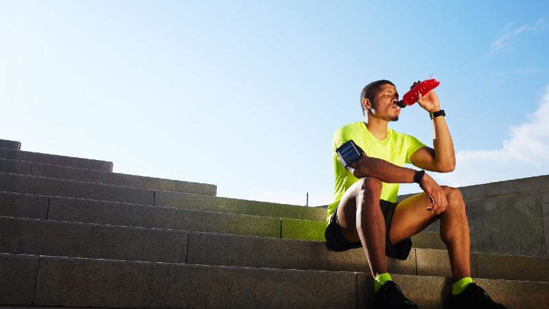 Pink drinks can make you run faster