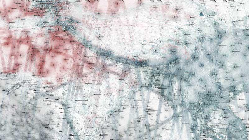 Research drawing of monsoons in South Asia using technology 