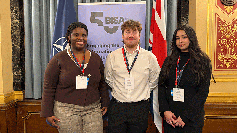 Students at BISA Model NATO